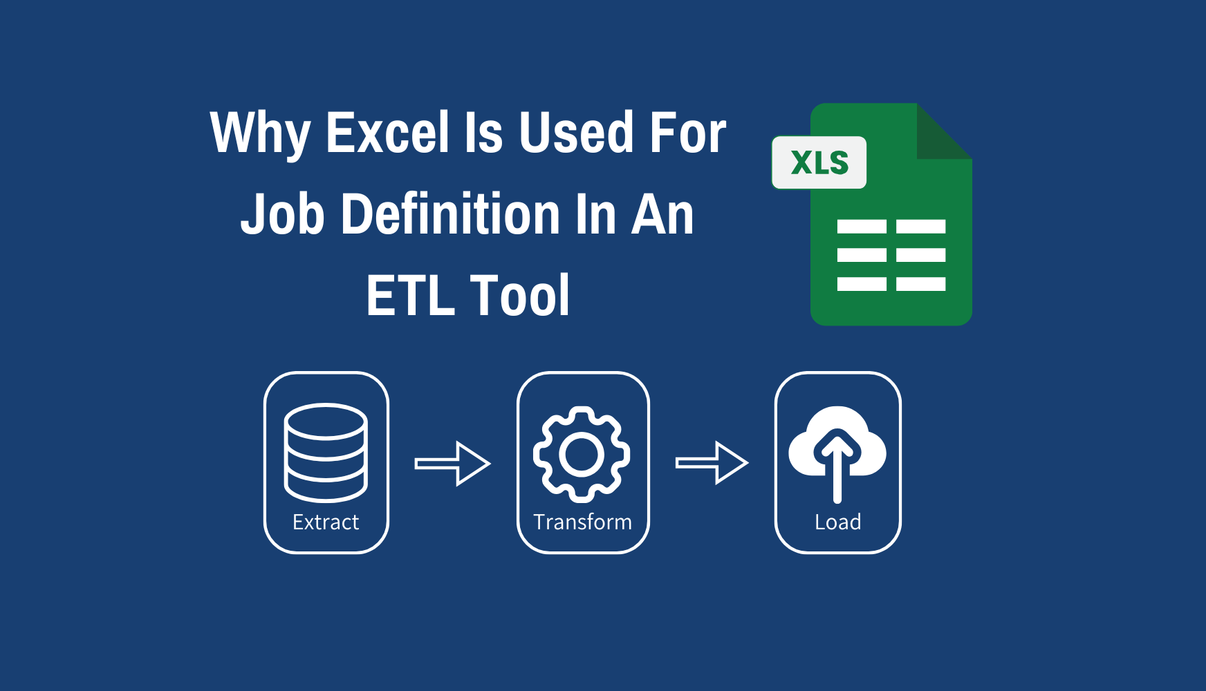 なぜETLツールでジョブ定義はExcelなのか？